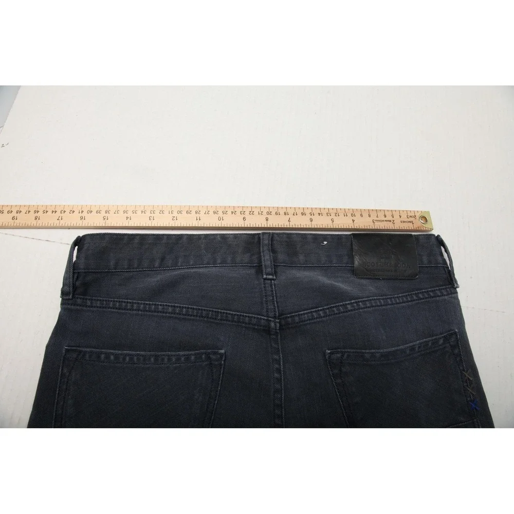 Scotch & Soda Ralston Jeans Mens 31x34 Gray Stretch Denim Button Fly Pants